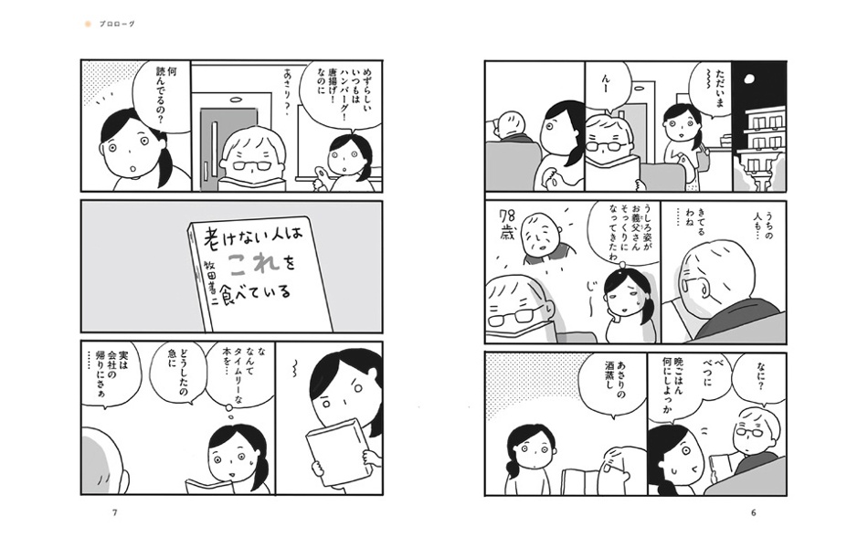 老けない人はこれを食べている　マンガ版