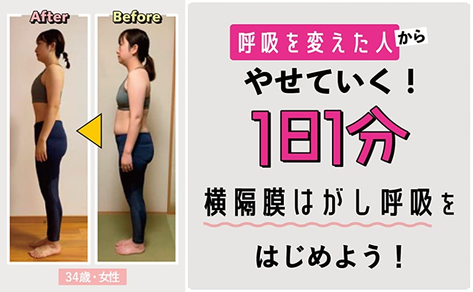 村田友美子 くびれ母ちゃん ユミコアボディ ダイエット ボディメイク ストレッチ エクササイズ ブレス  呼吸 美木良介 ロングブレス 呼吸法 ドローイン